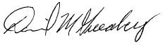 David Greenberg signature in script